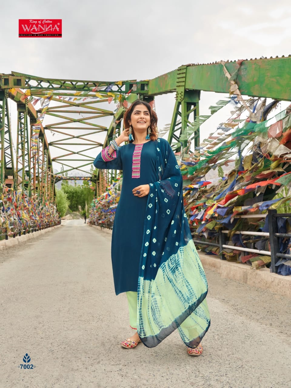 Wanna Style Rayon Slub Readymade Suits Catalog